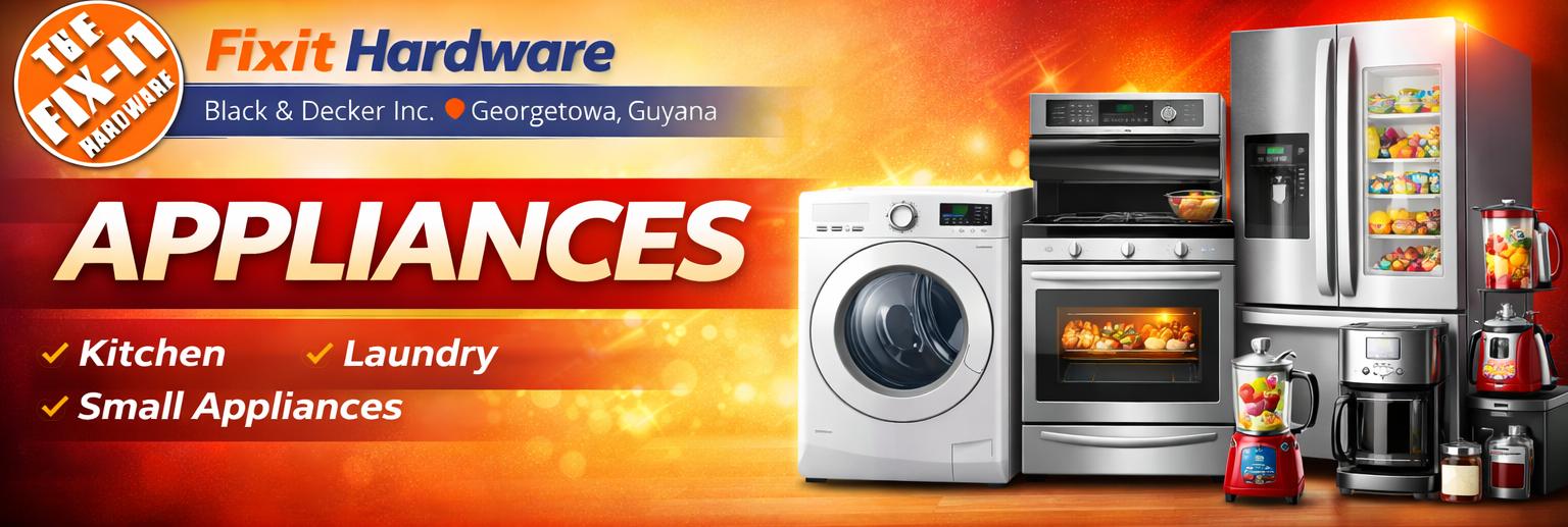 Appliances – Kitchen, Laundry & Small Appliances