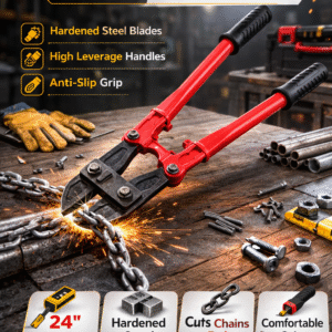 24 inch Bolt Cutter – Heavy Duty Steel Cutting Tool