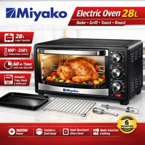 Miyako Electric Oven (28L) – Multi-Function Toaster Oven